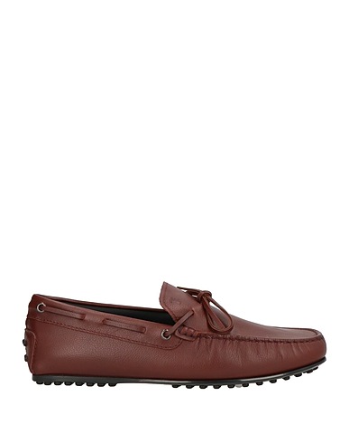 TOD'S Loafers Plum Leather