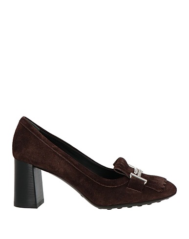 TOD'S Mokassins Schokobraun Leder