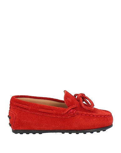 TOD'S Elegante Schuhe JUNIOR Ziegelrot Leder