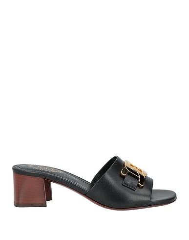 TOD'S Sandals Black Leather