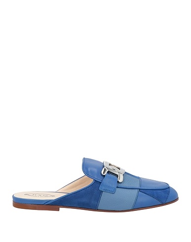TOD'S Mules and clogs Blue Leather