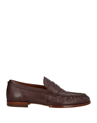 TOD'S Loafers Dark brown Leather