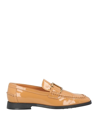 TOD'S Loafers Camel Leather