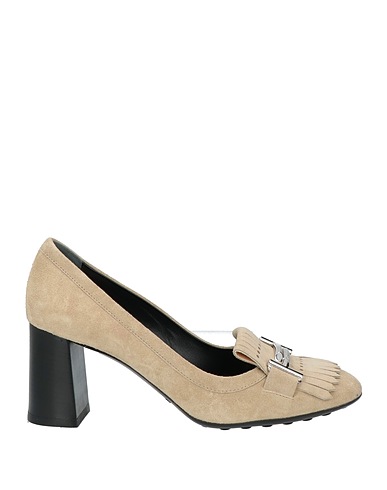 TOD'S Loafers Light grey Leather