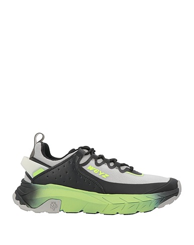 W6YZ Sneakers Light grey Leather, Textile fibres