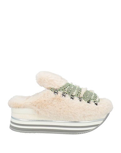 HOGAN Mules und Clogs Weiß Leder