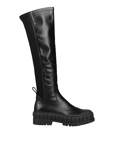 HIGH Boots Black Leather, Textile fibres