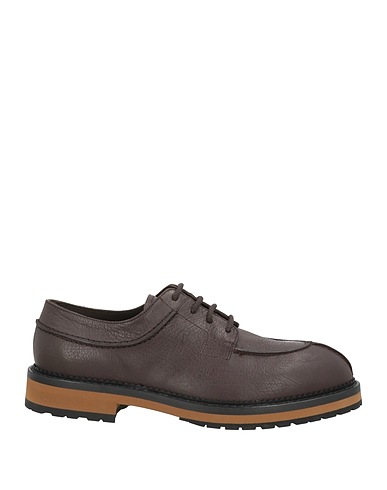 TOD'S Laced shoes Dark brown Leather