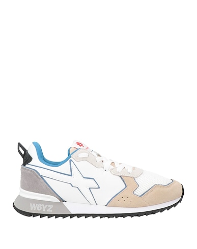 W6YZ Sneakers Sand Leather, Textile fibres