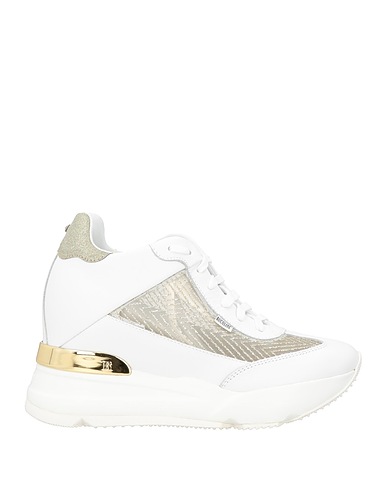 RUCOLINE Sneakers White Calfskin, Polyamide, Polyester, EVA (Ethylene - Vinyl - Acetate), Rubber