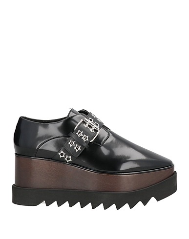 STELLA McCARTNEY Mocassins Noir Fibres textiles