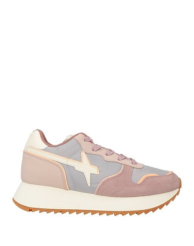 W6YZ Sneakers Antique rose Textile fibers, Leather