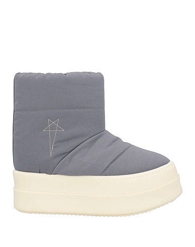 DRKSHDW by RICK OWENS Ankle boot Grey Textile fibers