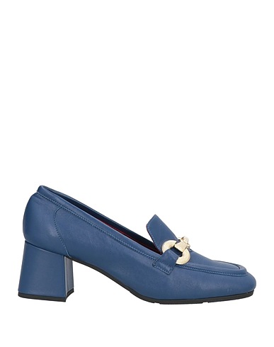 THERESA Loafers Blue Leather