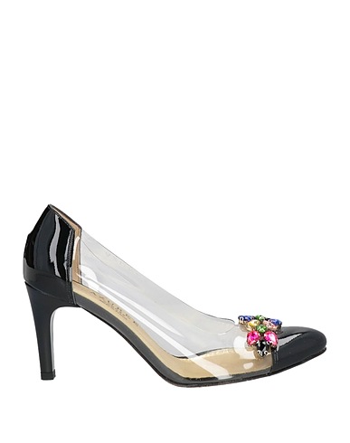 AZURÉE CANNES Court Black Leather, Plastic