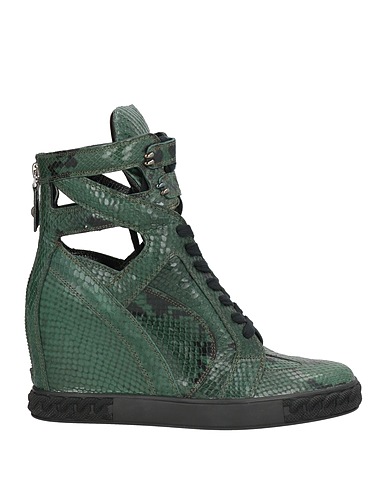 CASADEI Sneakers Green Leather