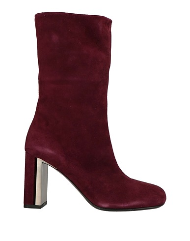 VIC MATIĒ Полусапоги и высокие ботинки Сливовый Кожа