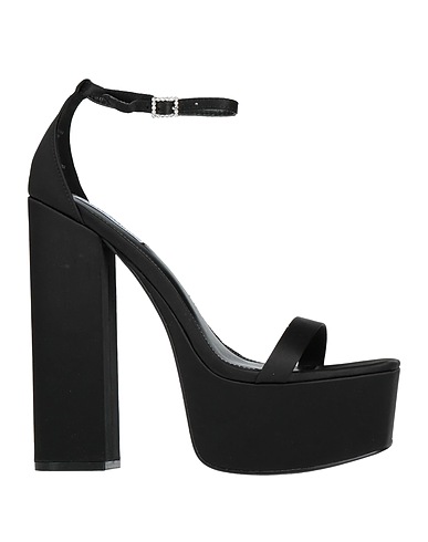 STEVE MADDEN サンダル ブラック 紡績繊維