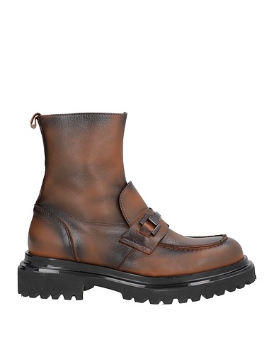 CHIARA LUCIANI Ankle boot Chocolate brown Leather