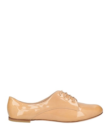 CASADEI Laced shoes Sand Leather