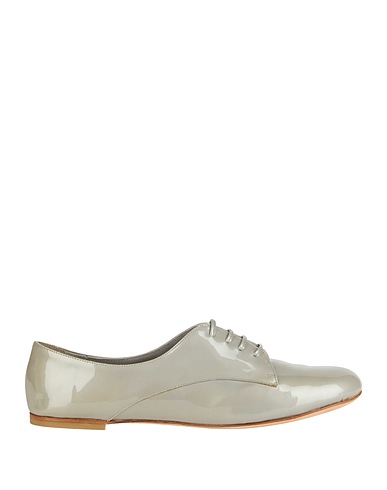 CASADEI Laced shoes GRIGIO Leather