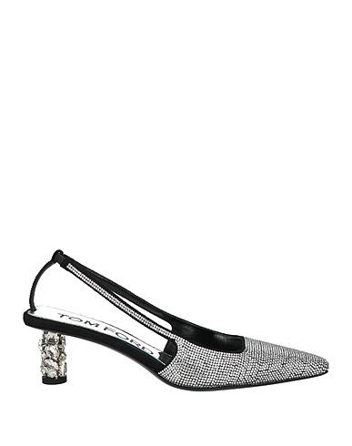 TOM FORD Pump Silver Leather