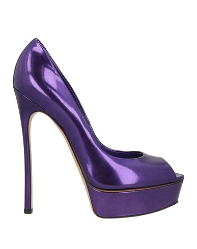 CASADEI Pump Purple Leather