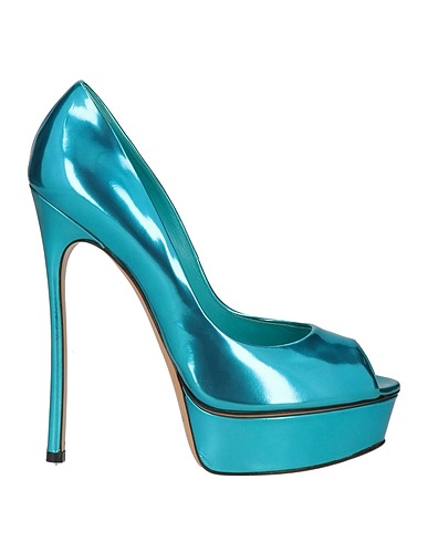 CASADEI Décolleté Azzurro Pelle