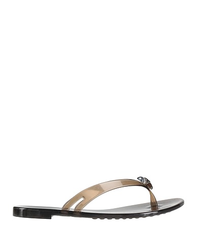 CASADEI Flip flops Charcoal Plastic