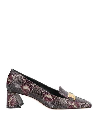 ROCHAS Loafers Dark purple Calfskin