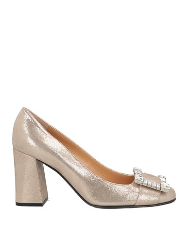 SERGIO ROSSI Pump Beige Leather