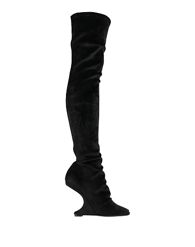 RICK OWENS Boots Black Textile fibres