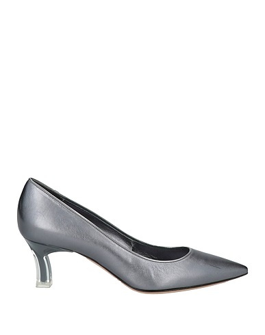 CASADEI Pump Gunmetal Leather