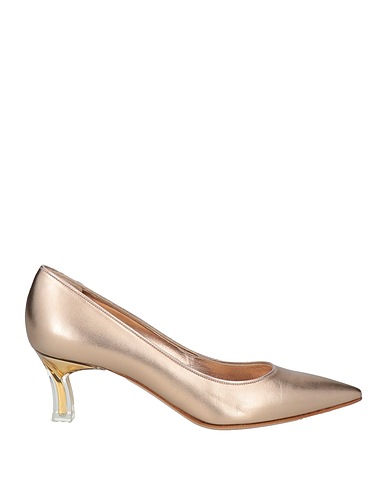 CASADEI Court Platinum Leather