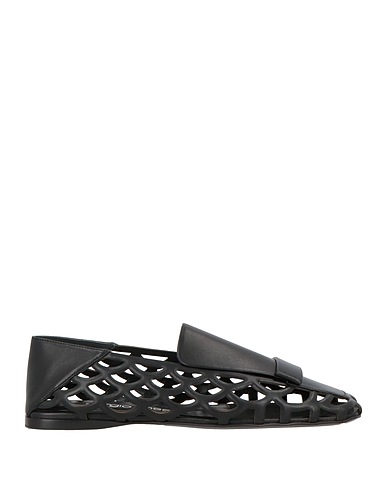 SERGIO ROSSI Loafers Black Leather