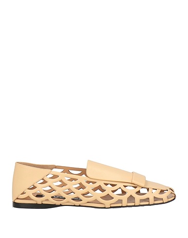 SERGIO ROSSI Loafers Sand Leather