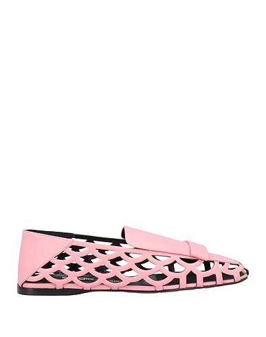 SERGIO ROSSI Loafers Pink Leather
