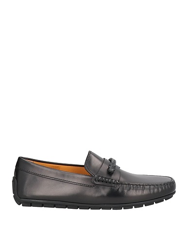 TESTONI Loafers Black Calfskin