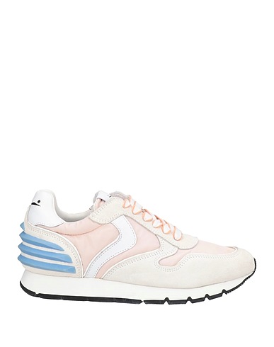 VOILE BLANCHE Sneakers Off white Leather, Textile fibres