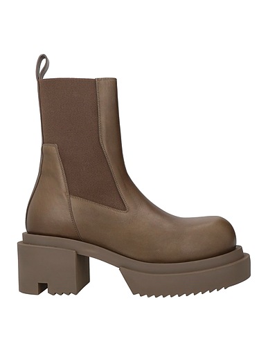 RICK OWENS Ankle boot Khaki Leather