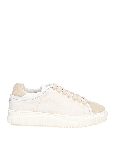 VOILE BLANCHE Sneakers White Leather, Textile fibers