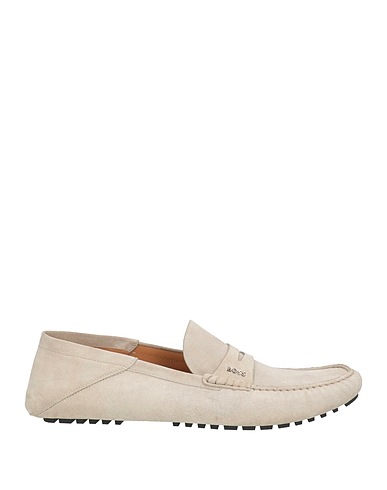 BOSS Loafers Light grey Leather