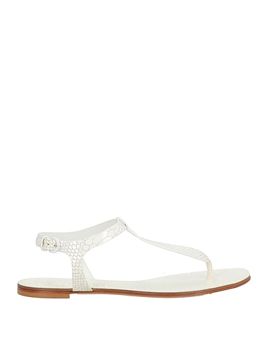 CASADEI Flip flops Off white Leather