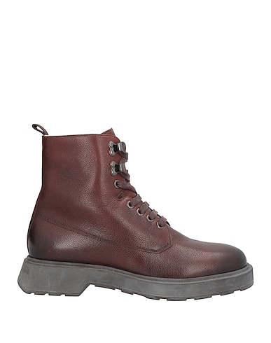BOSS HUGO BOSS Ankle boot Brown Leather