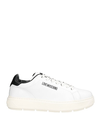 LOVE MOSCHINO Sneakers White Calfskin