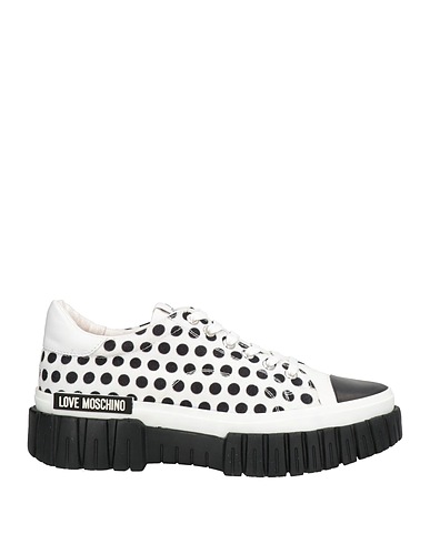 LOVE MOSCHINO Sneakers White Textile fibers