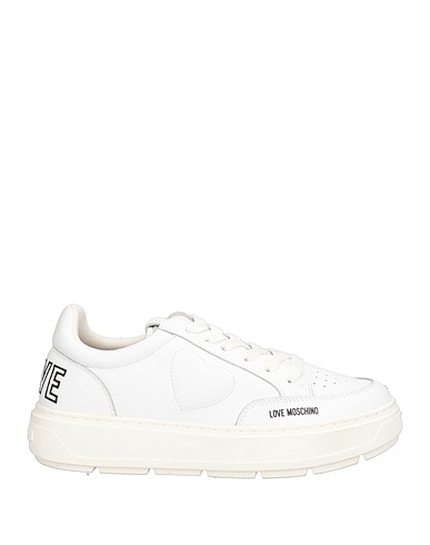 LOVE MOSCHINO Sneakers White Calfskin