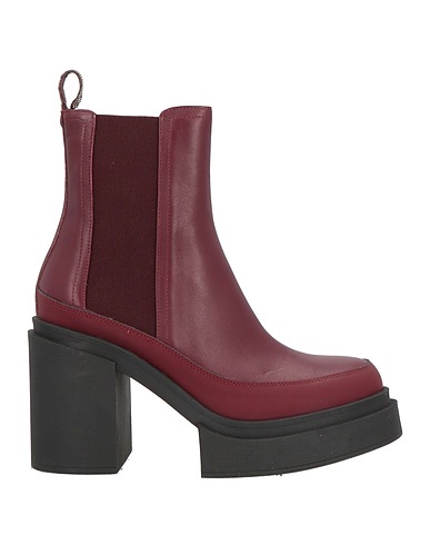 FABIANA FILIPPI Ankle boot Garnet 100% Leather