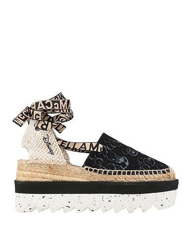 STELLA McCARTNEY Espadrilles Black Organic fibres