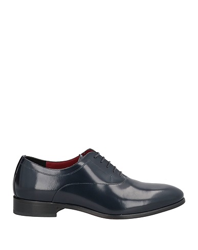 CALZOLERIA MARINI dal 1945 Laced shoes Midnight blue Leather